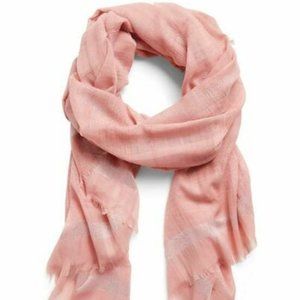 Banana Republic Blush/Pink Scarf with Metallic Hints- lightweight NWT